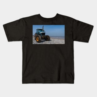 Tractor on a beach Kids T-Shirt